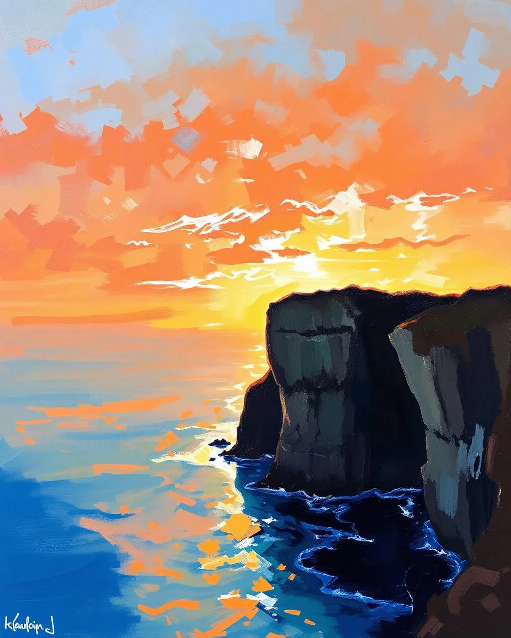 Detail. Every brush mark is a small decision.