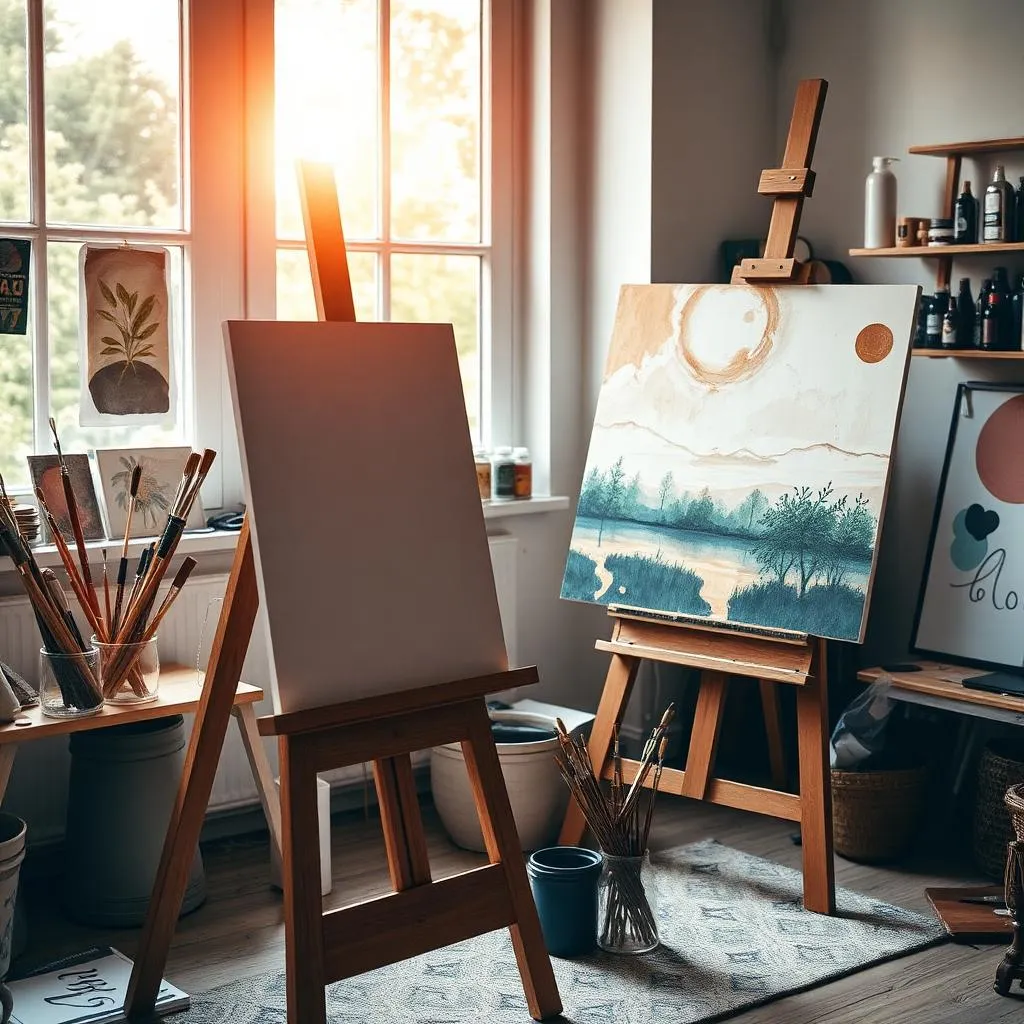 Inside the studio